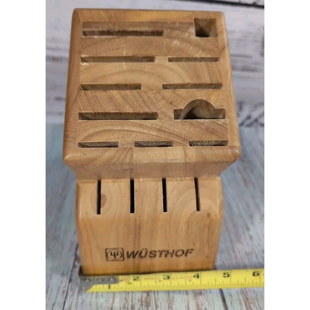 Wusthof 15 Slot Wooden Knife Block - Picture 11 of 13